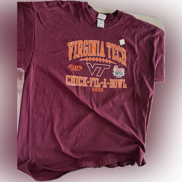 Virginia Tech 2006 Chick Fil A Bowl T shirt, 2x , NWT - Picture 3 of 7